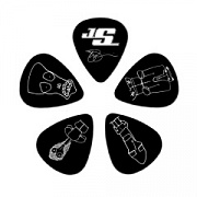 PLANET WAVES 1CBK2-10JS JOE SATRIANI PICKS BLACK LIGHT